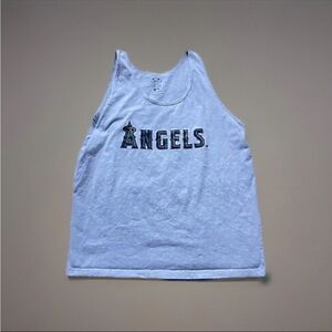 Anaheim Angels Oakley Tank Top XL Gray Mens